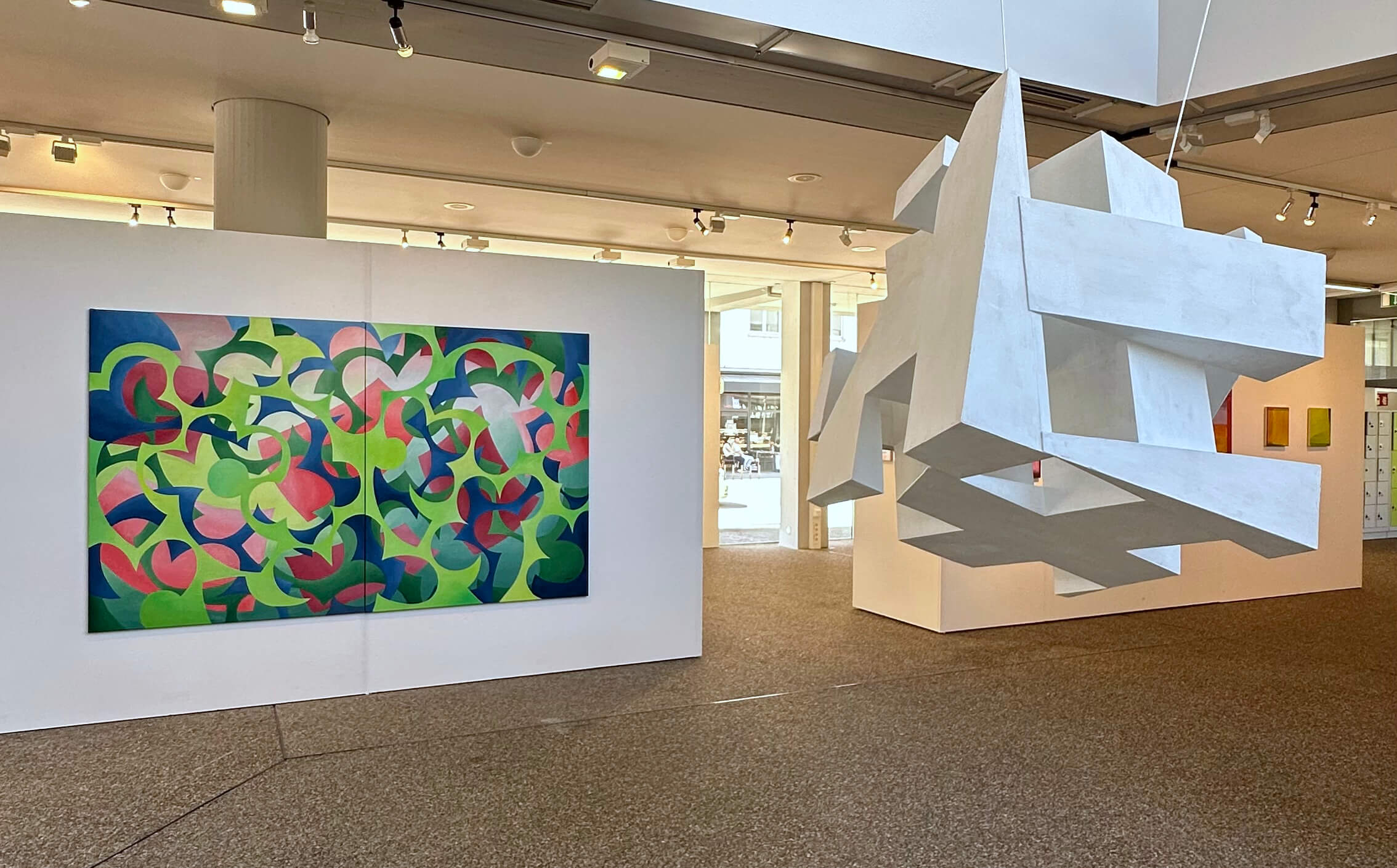 Barbara Jäger OMI Riesterer Mitgliederausstellung Maske Gesellschaft der Freunde junger Kunst Baden-Baden